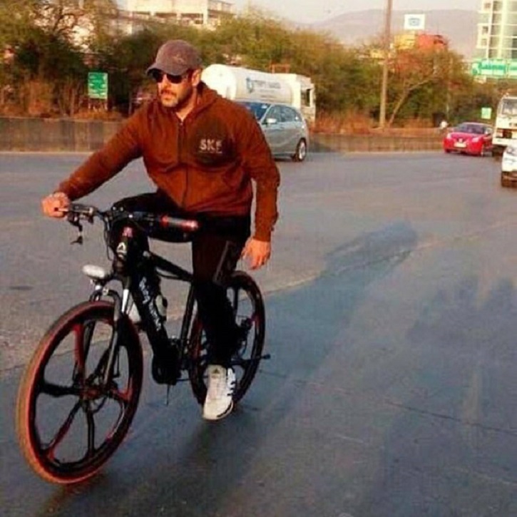 Salman Khan Bicycle Riding